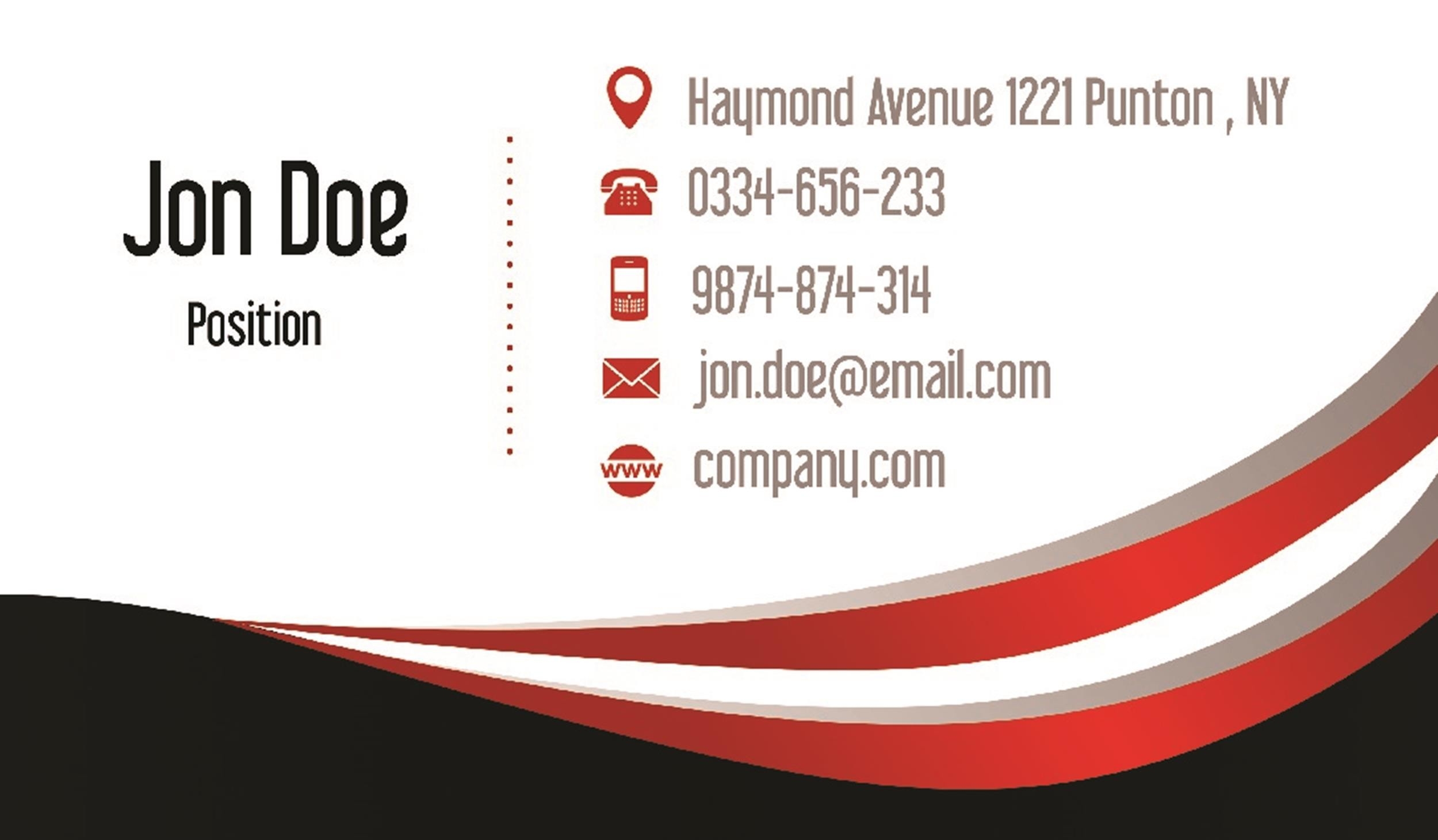 editable printable business card template free