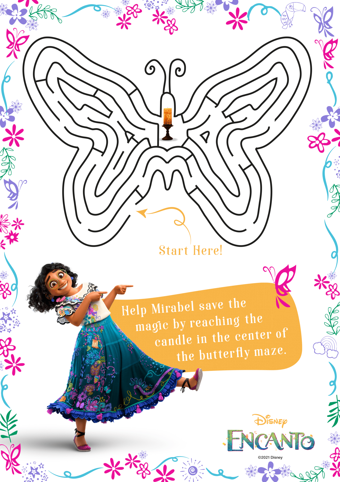 Free Encanto Coloring Pages And Printable Activities Artofit