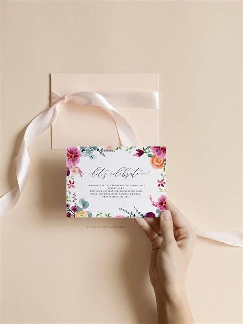 Free Enclosure Card Template At Designtemplates Card Templates 