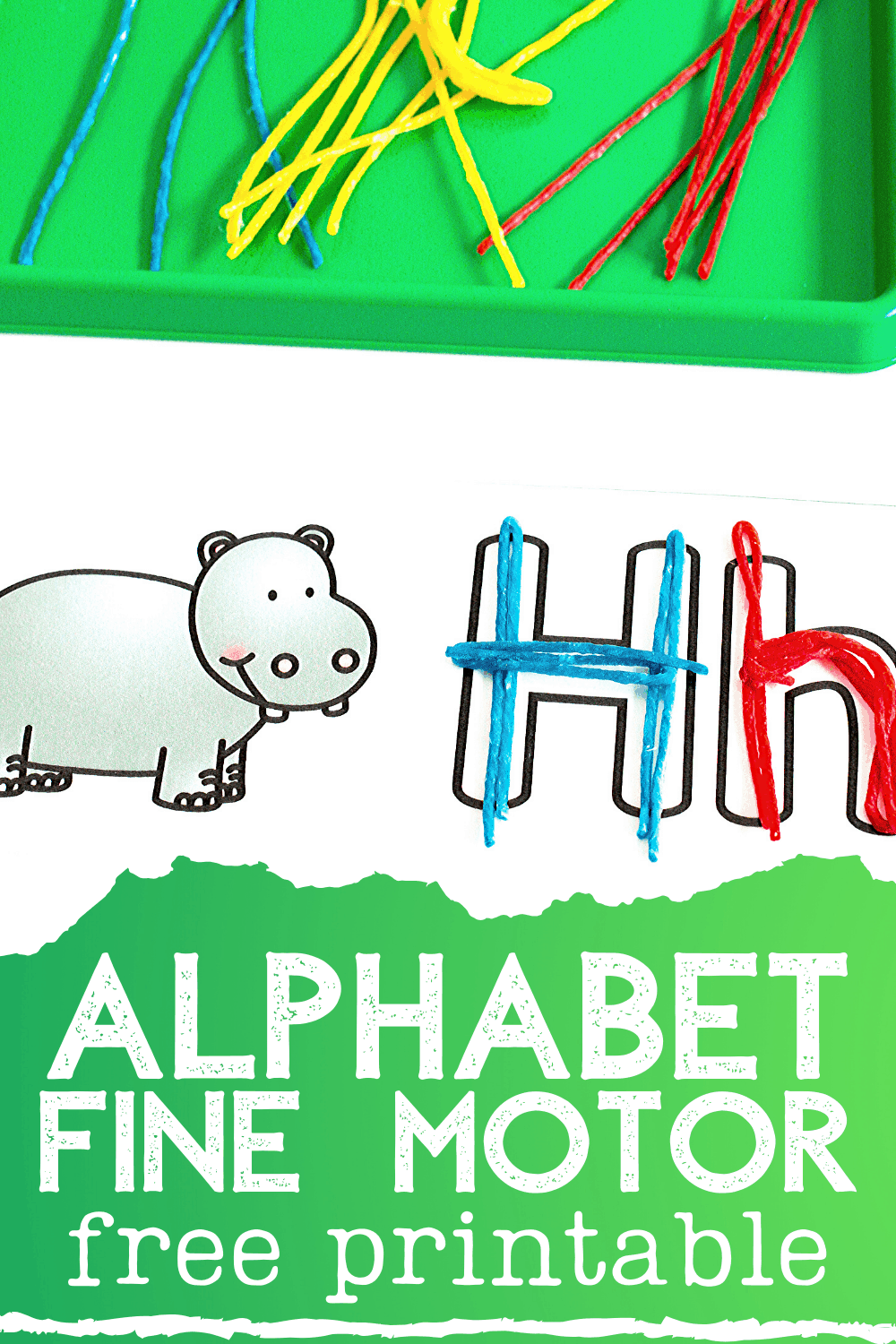 fine motor alphabet activities printable
