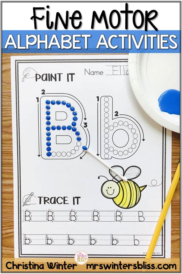 Free Fine Motor Alphabet Activities Artofit