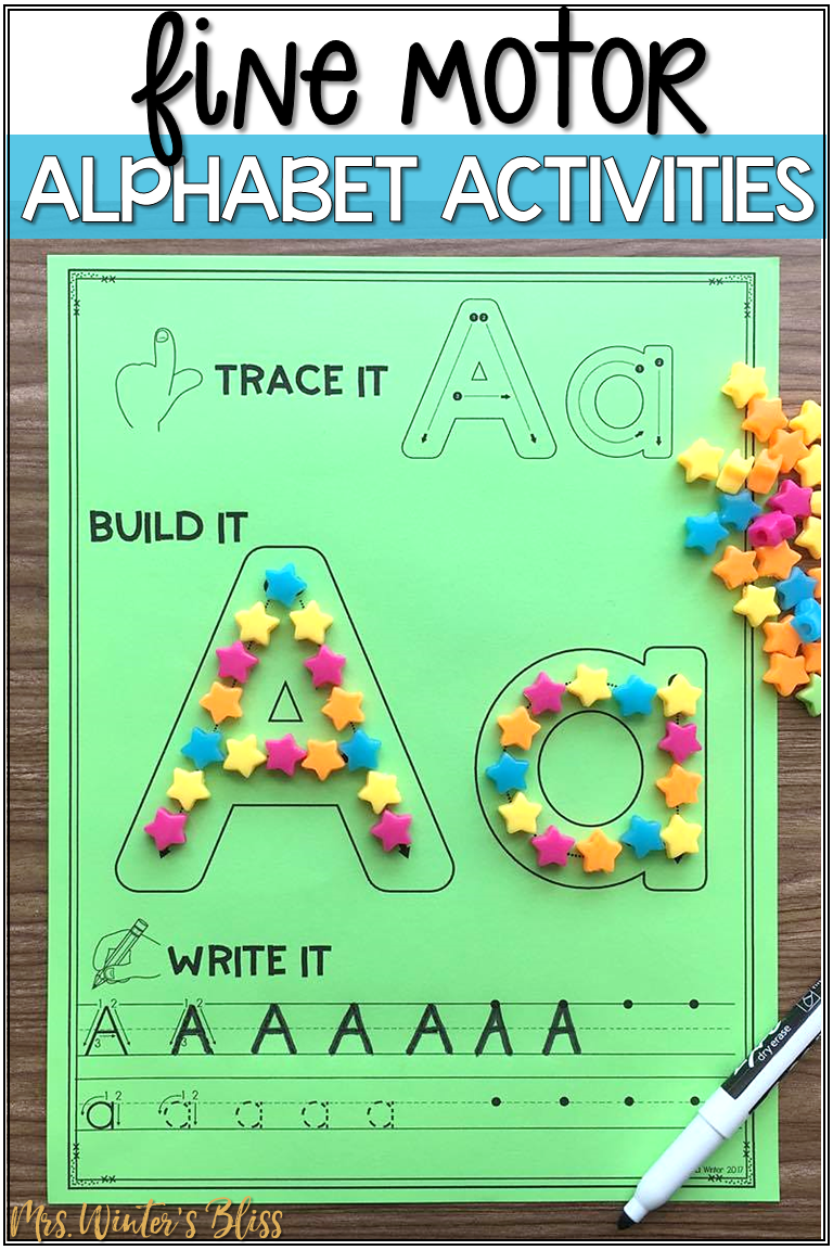 Free Fine Motor Alphabet Activities Artofit