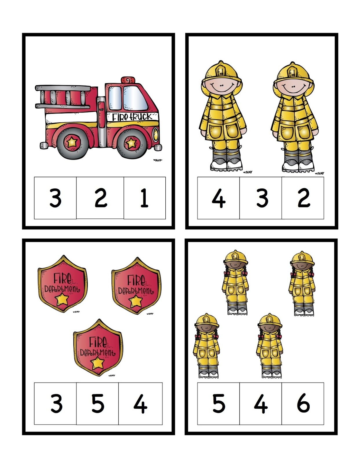 fire safety printable firefighter activities for preschoolers