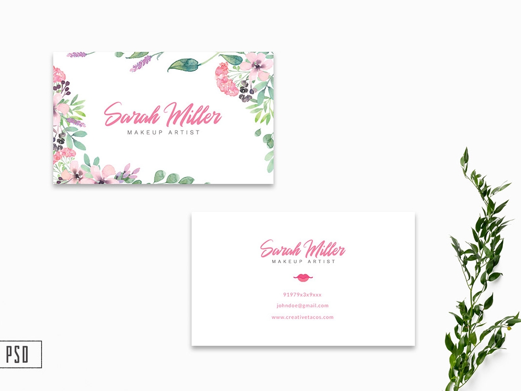 Free Floral Business Card Template V2 By Farhan Ahmad On Dribbble