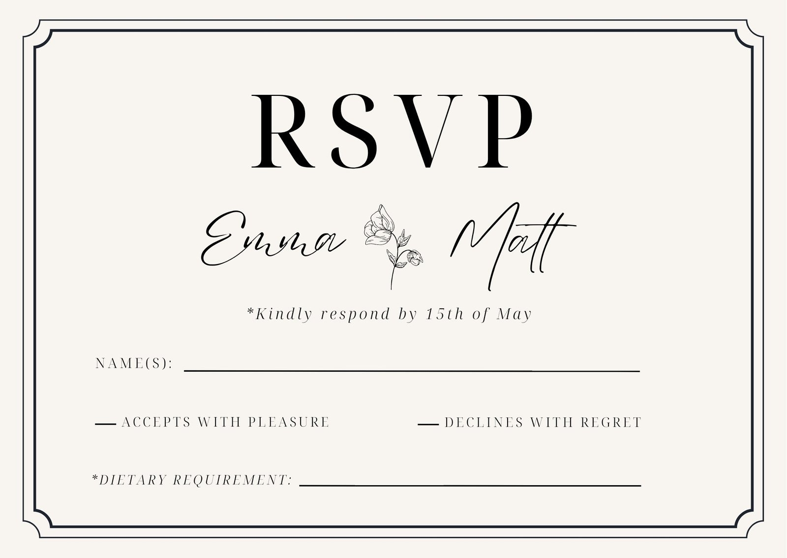 Free Free Printable Wedding Invitations And Rsvp Cards Download Free 