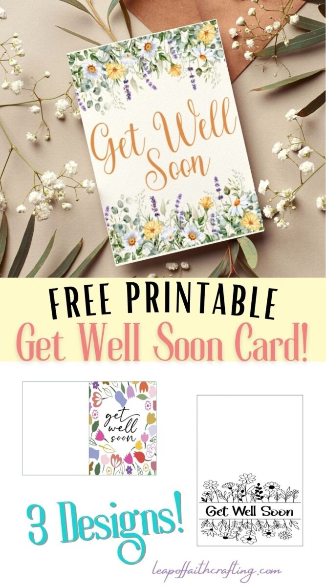free printable get well card templat