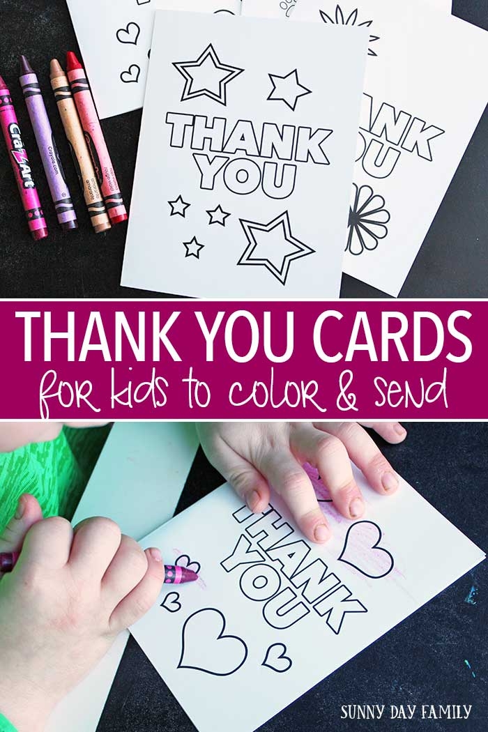 Free Kids Printable Thank You Card Template Freeprint Vrogue co