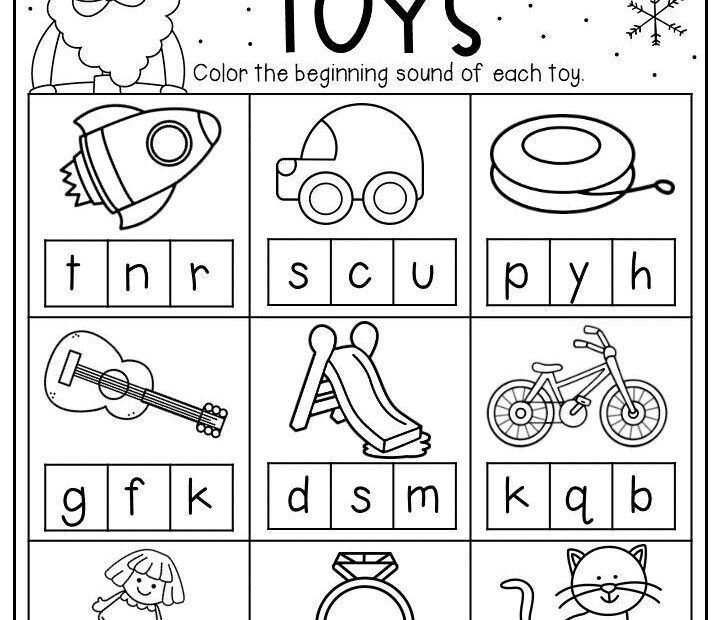 Free Kindergarten Holiday Worksheets