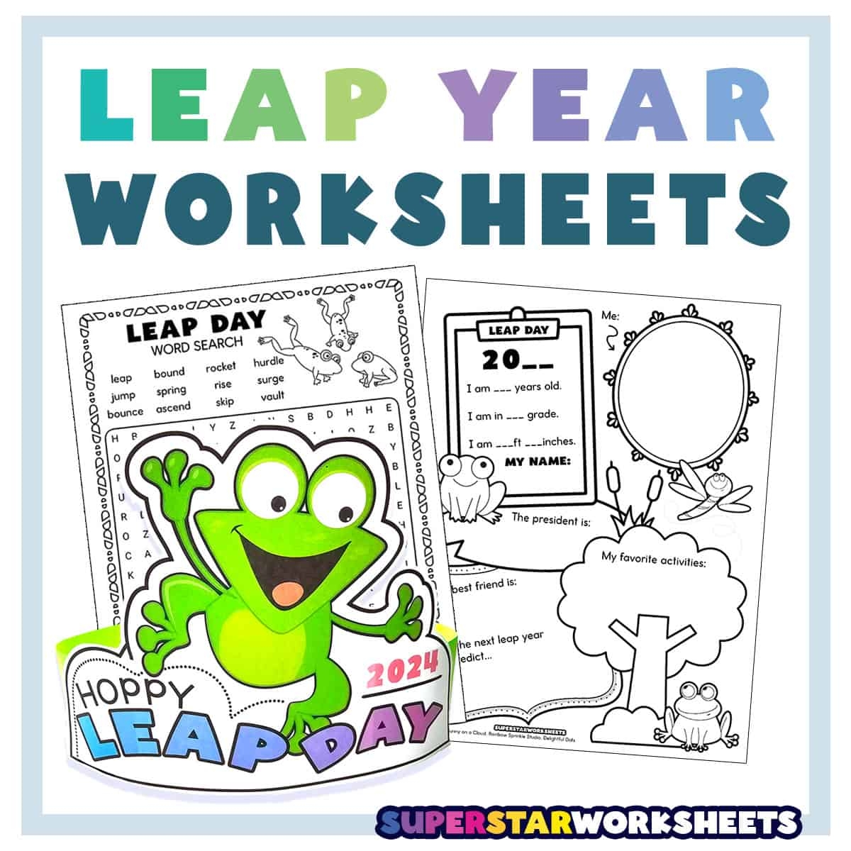 leap year preschool activities printable