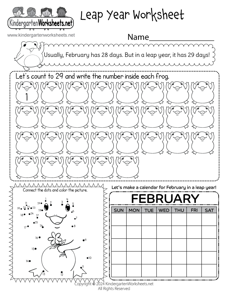 Free Leap Year Printables Free Printables Hub