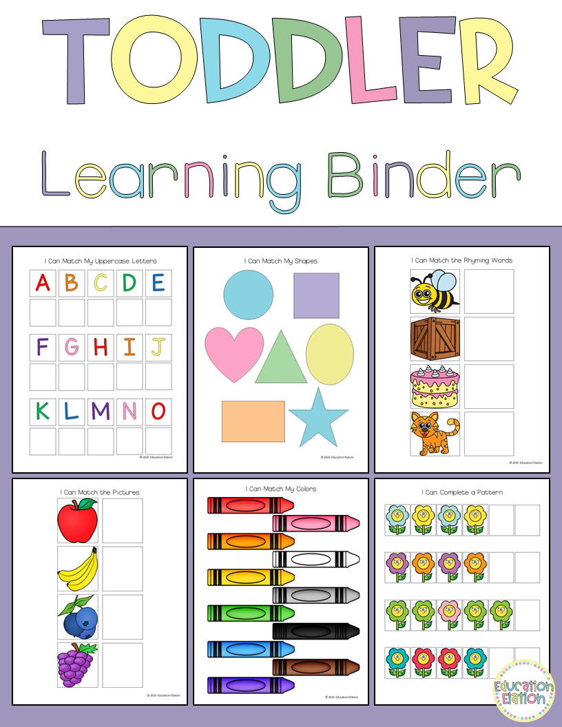 Free Learning Binder Printables