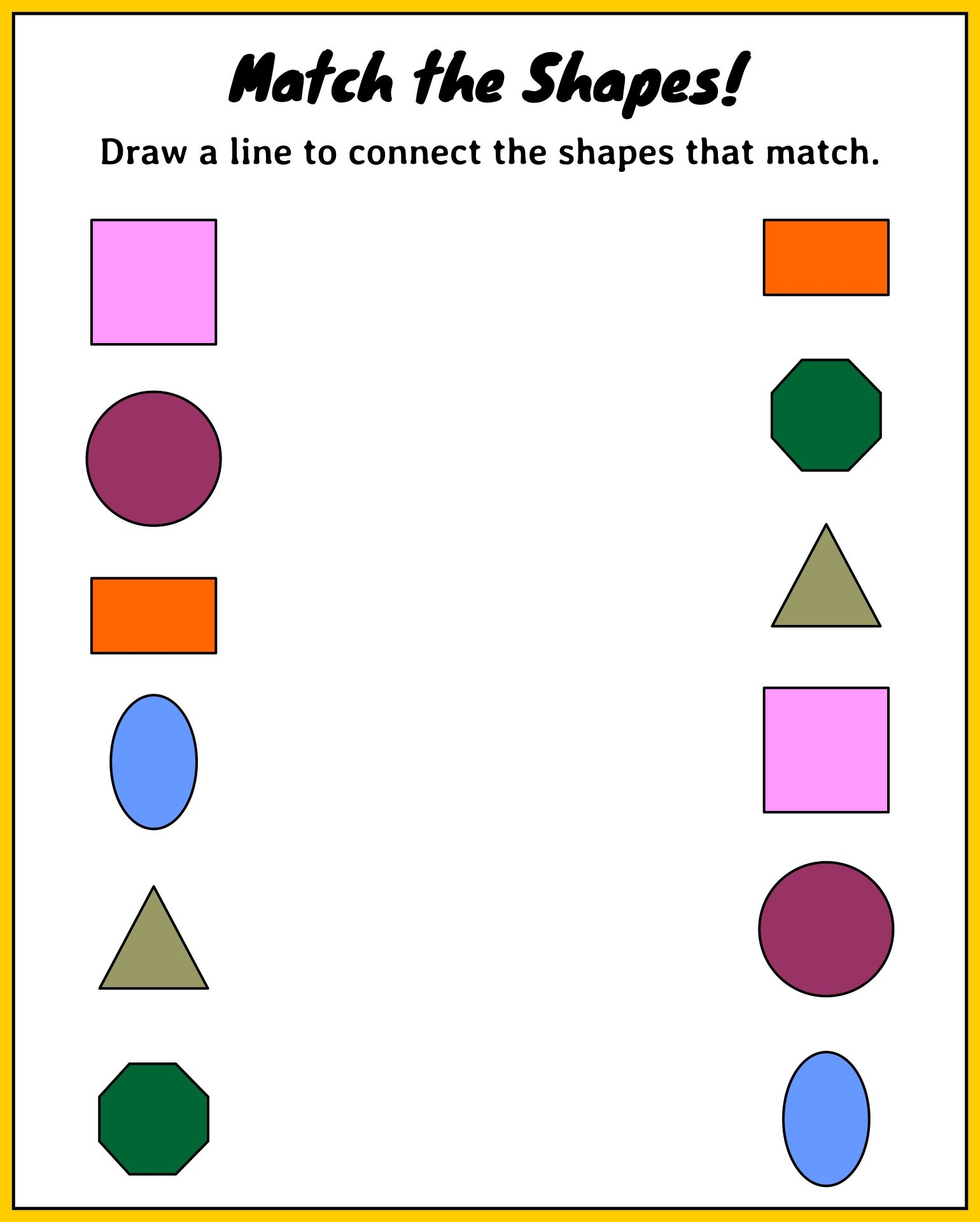 Free Learning Printables For 4 Year Olds