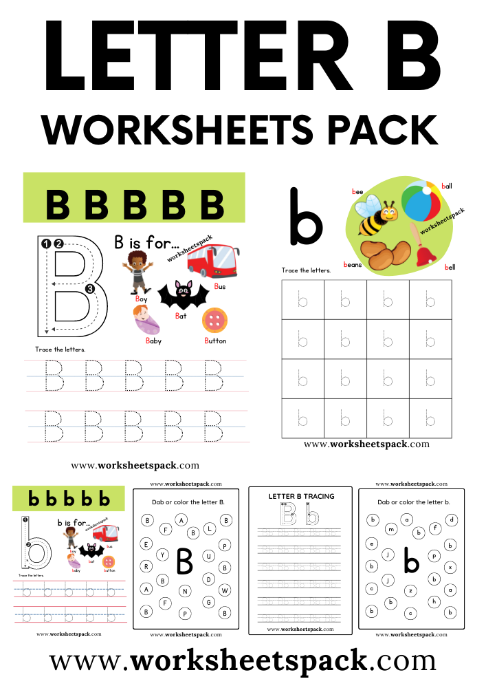 free printable letter b activities