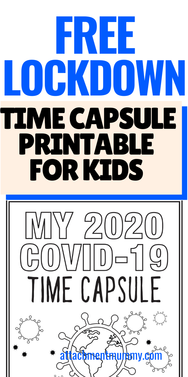 FREE Lockdown Time Capsule Colouring Pages Worksheets Printables FUN 