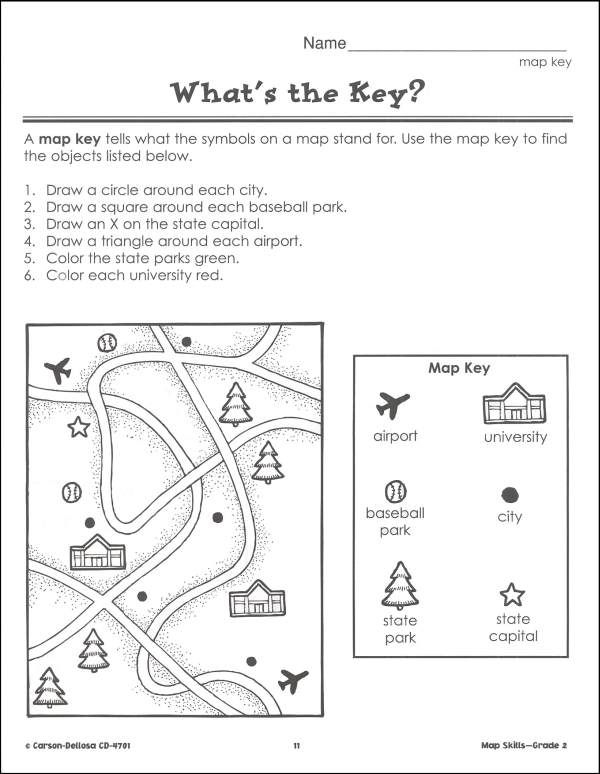 Free Map Skills Printables For Kids
