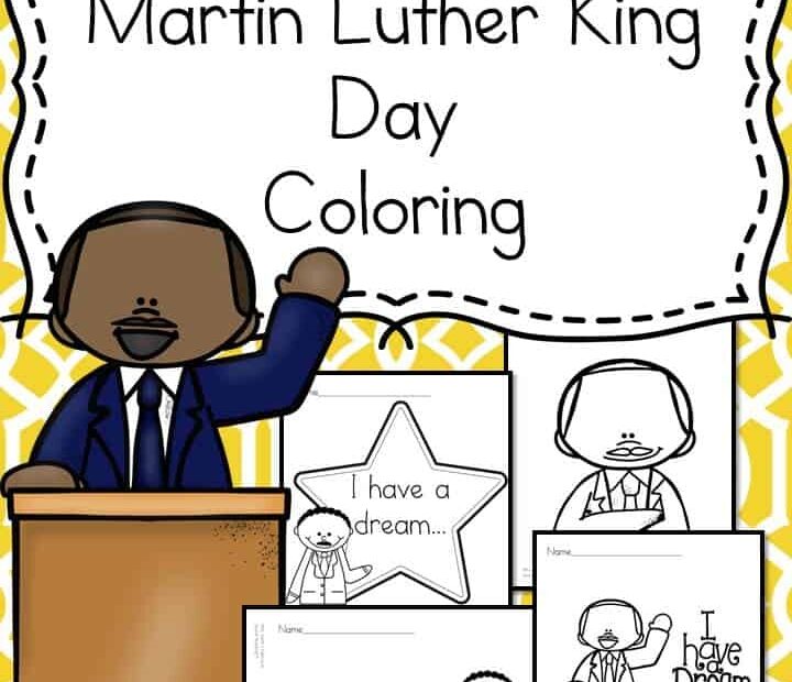 FREE Martin Luther King Day Coloring
