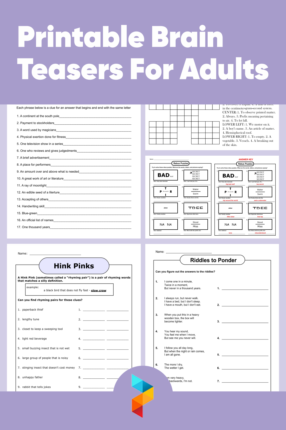 Free Online Games For Adults Brain Teasers