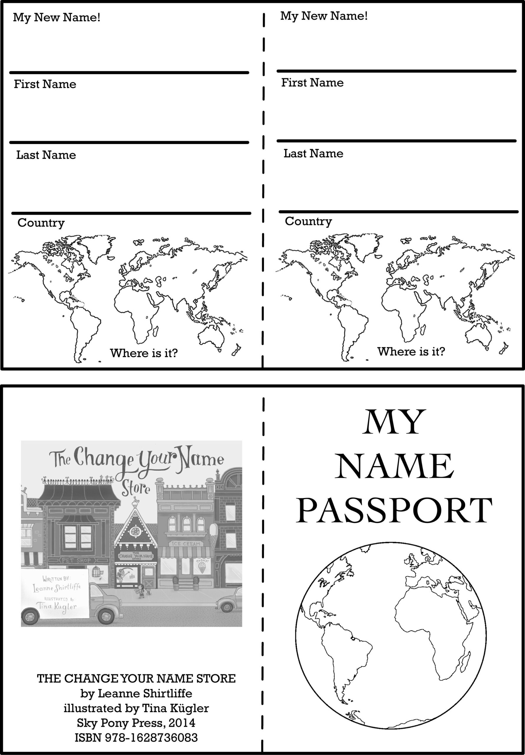 Free Passport Template To Print Printable Templates Free Word Template