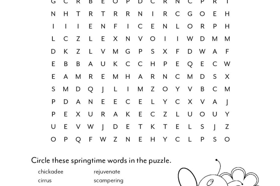 Free Printable Activities For 8 Year Olds