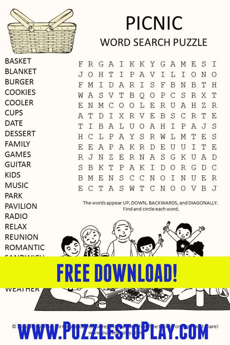 Free Printable Activities For Senior Citizens