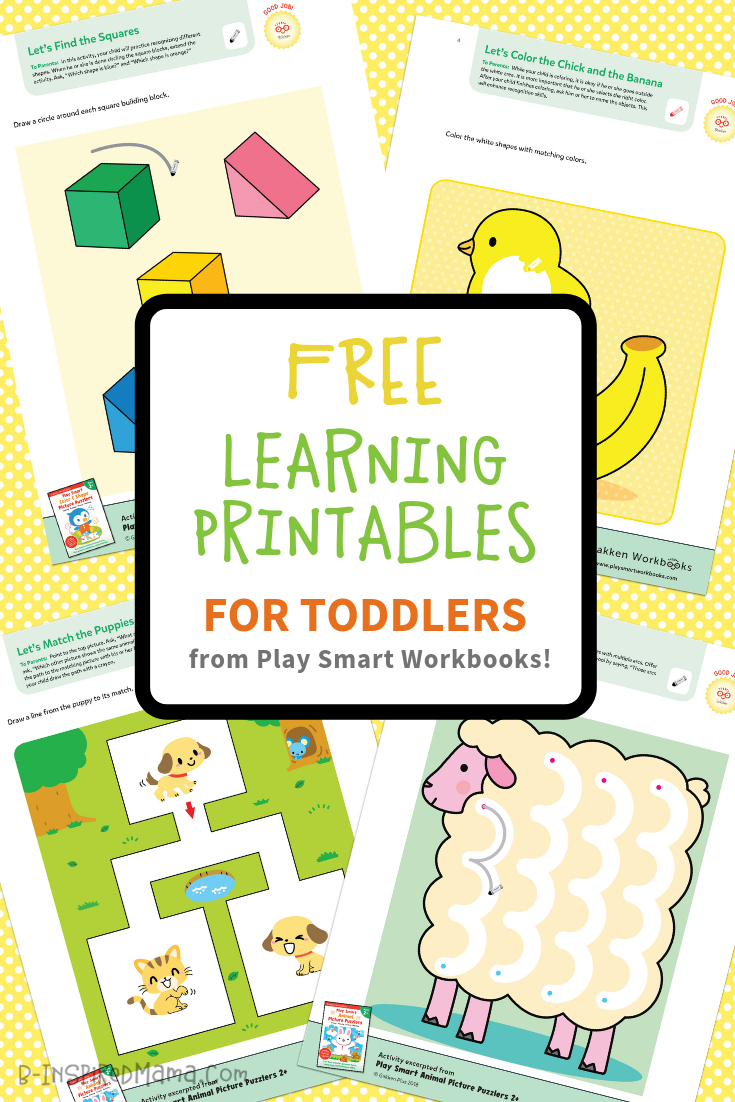 Free Printable Activities For Toddlers