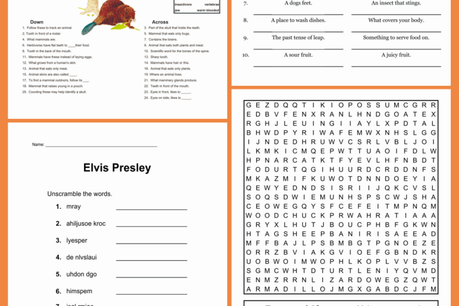 Free Printable Activity Packets For Seniors