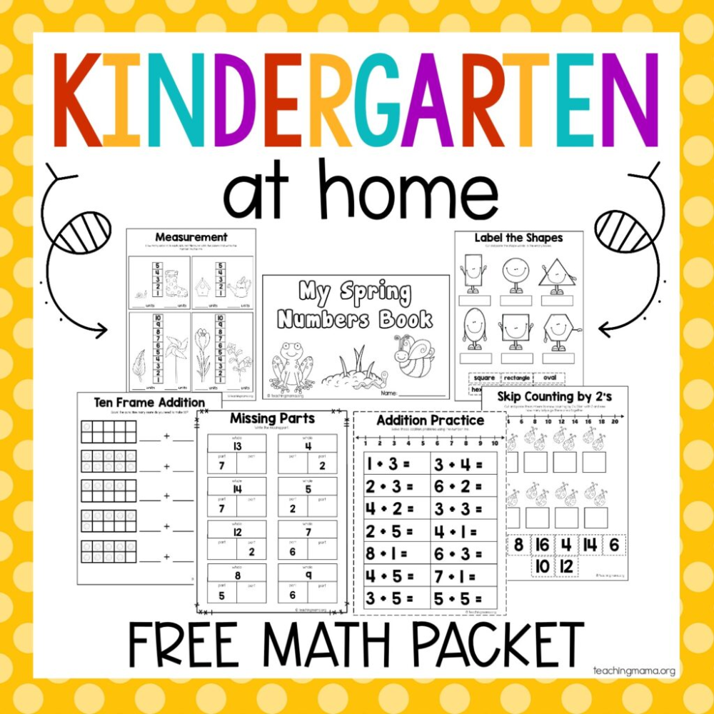 free printable activity packets