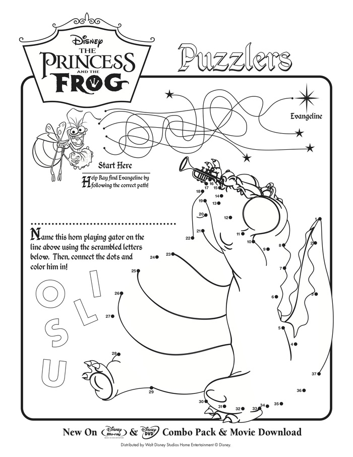 free printable disney activity pages