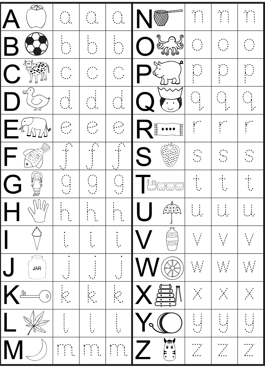 Free Printable Activity Sheets For 4 Year Old