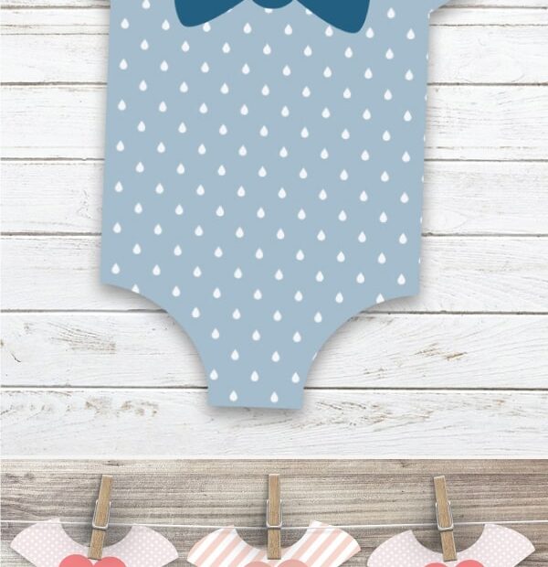 Free Printable Baby Shower Patterns Onesie Template