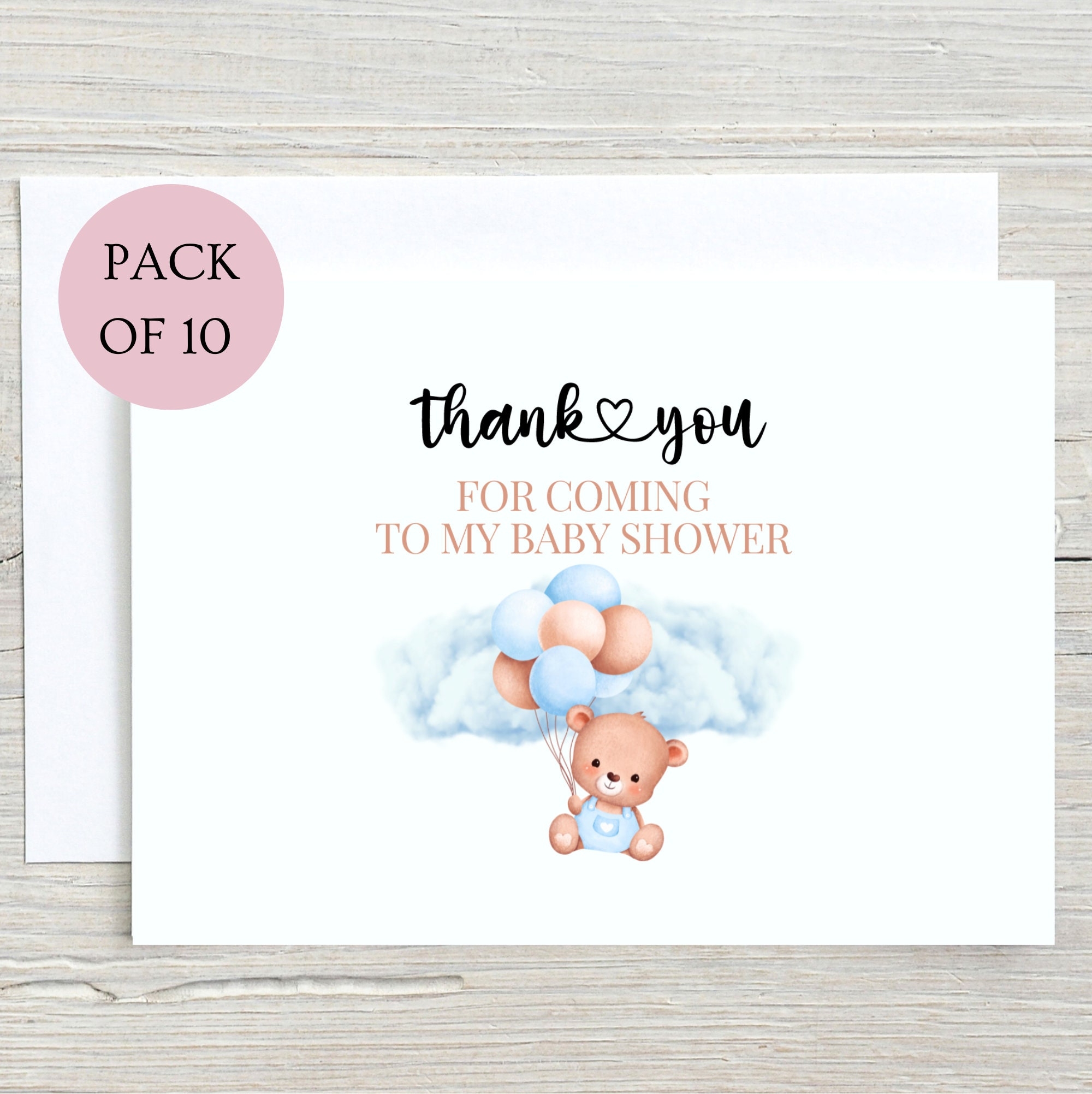 Free Printable Baby Shower Thank You Card Templates Canva 49 OFF