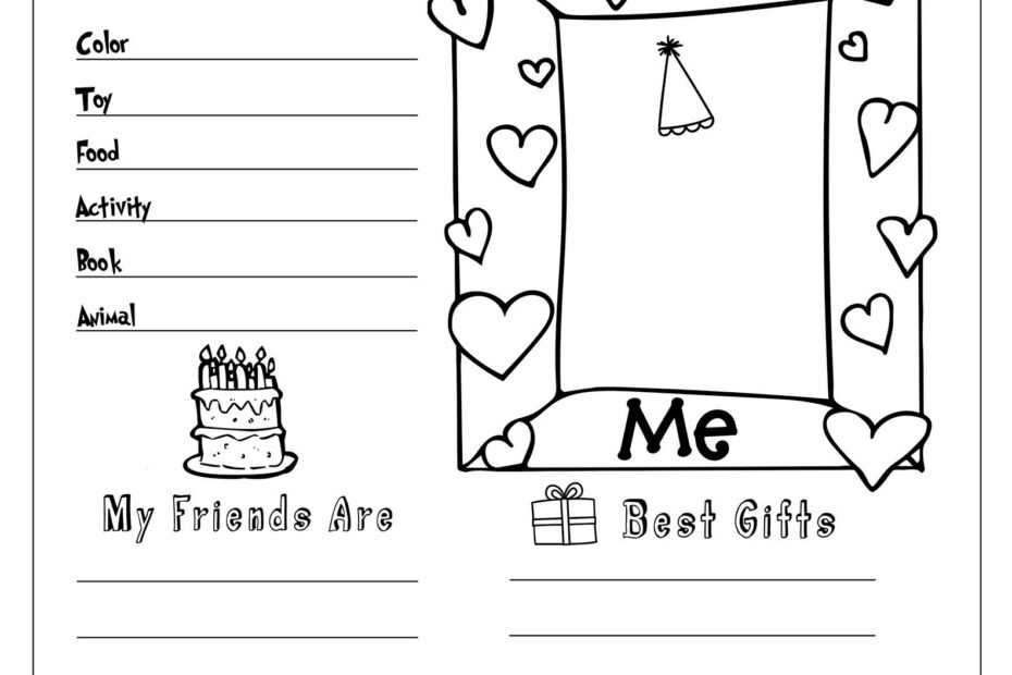 Free Printable Birthday Activity Sheets