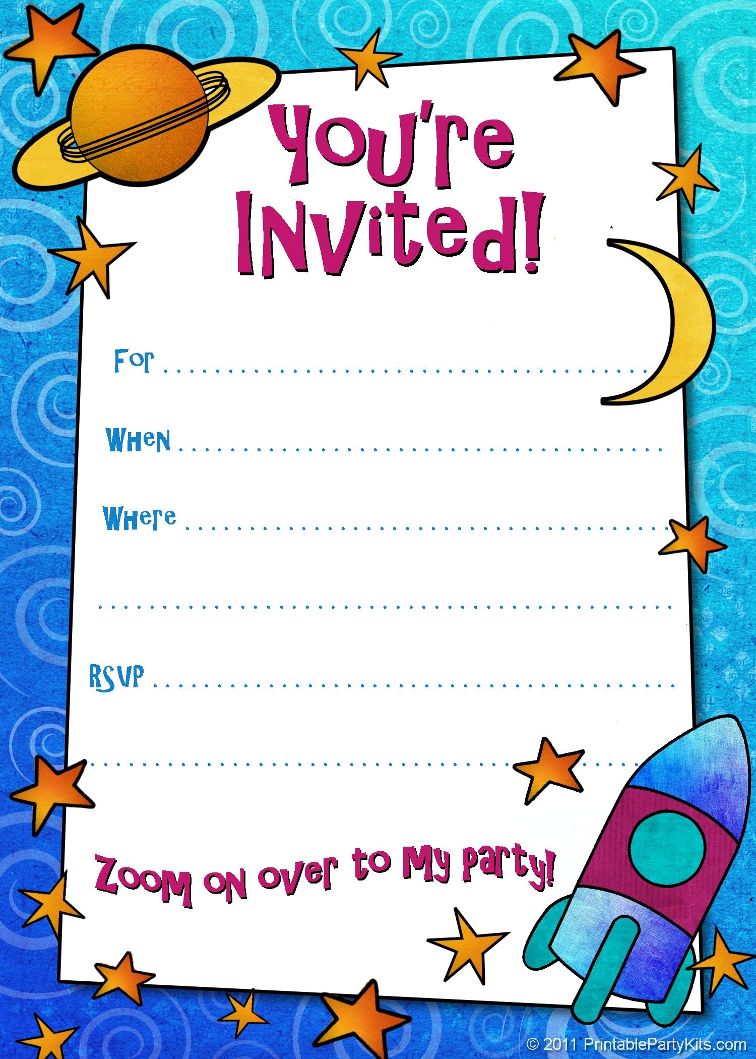 boy printable birthday card template blank