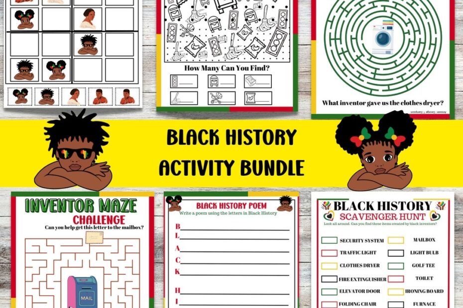 Free Printable Black History Month Worksheets Pdf Free Worksheets