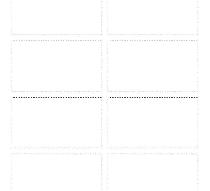 Free Printable Blank Business Card Templates PDF Included