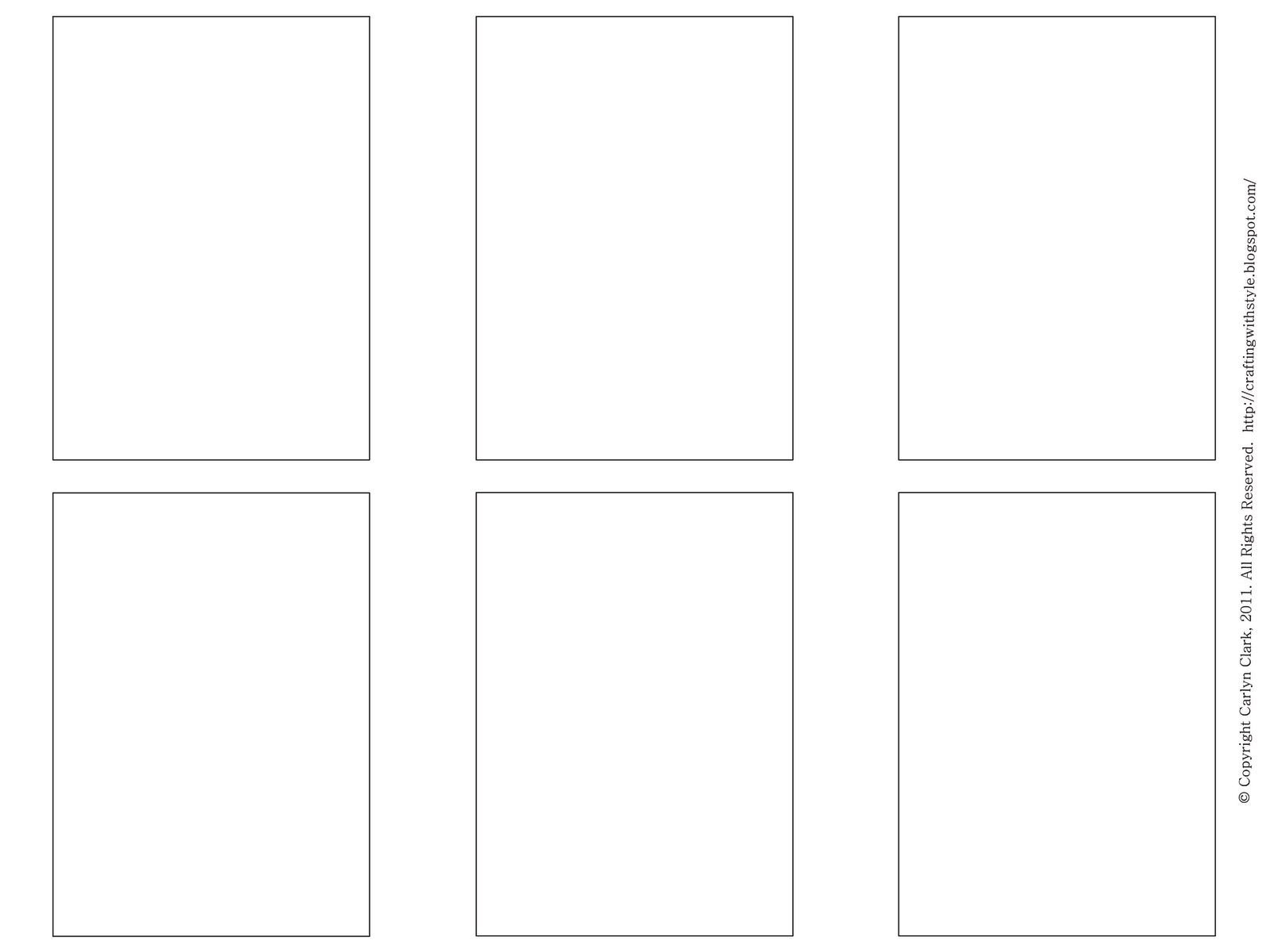 Free Printable Blank Card Hp Template Linda Bail
