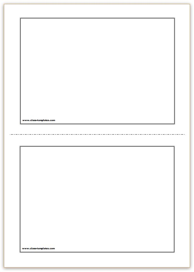 free printable blank flash card templates