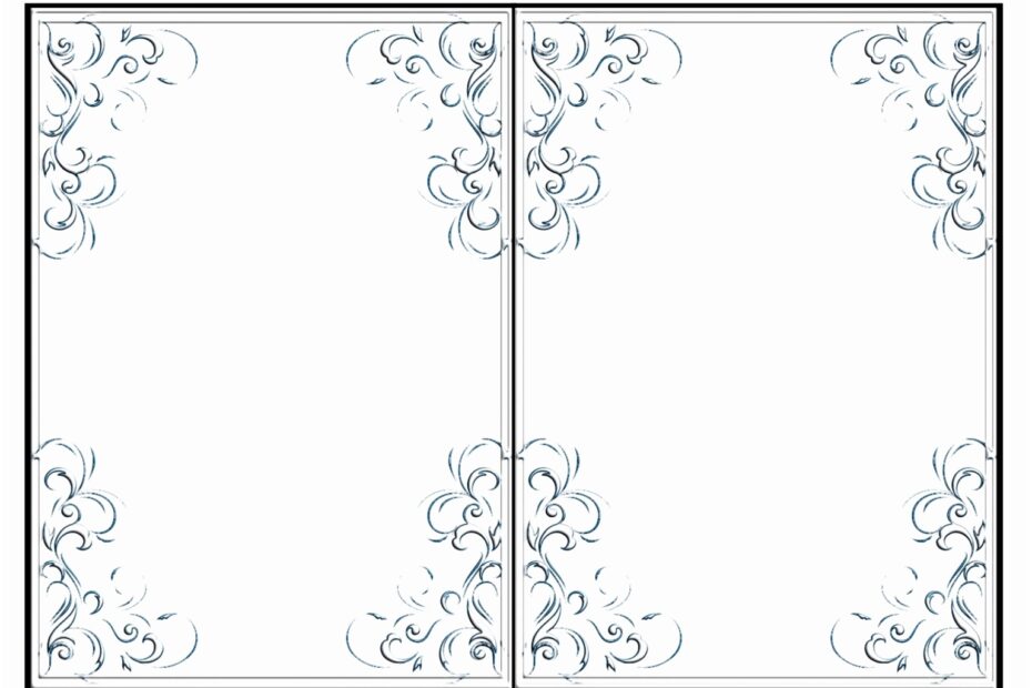 Free Printable Blank Greeting Card Templates PROFESSIONAL TEMPLATES