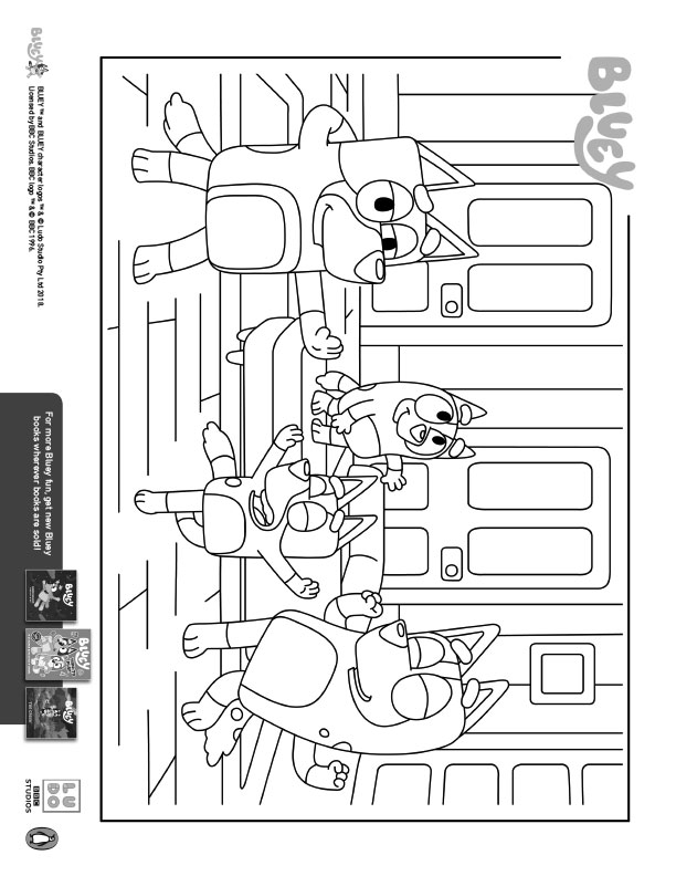 bluey activity printable