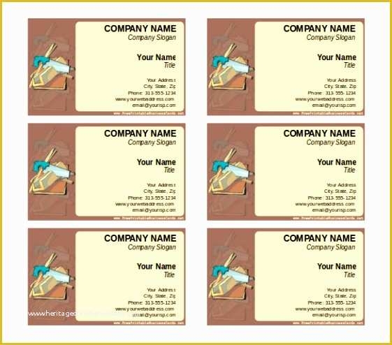 Free Printable Business Card Bookstore Templates Lolklo