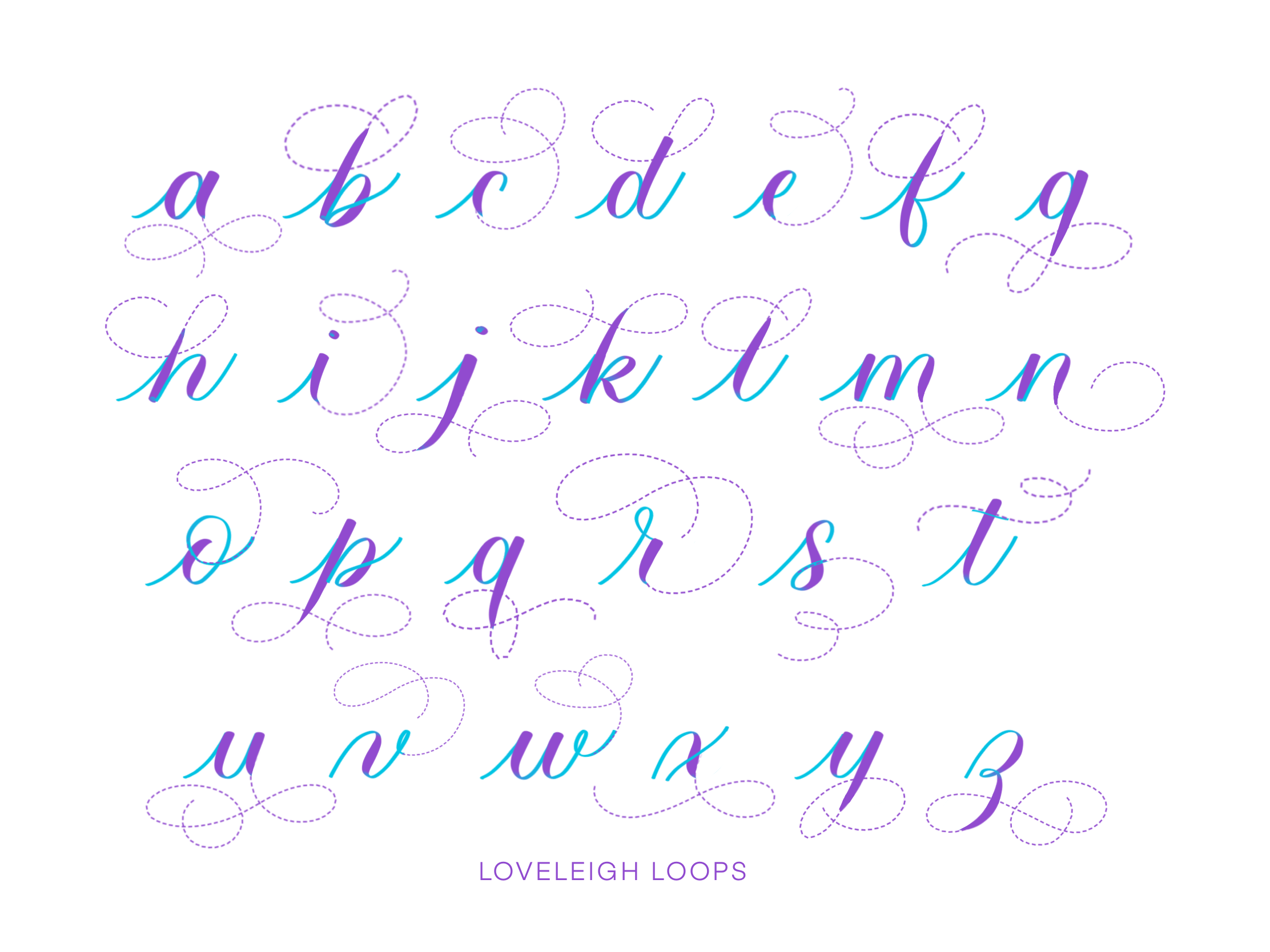 calligraphy card printable template free