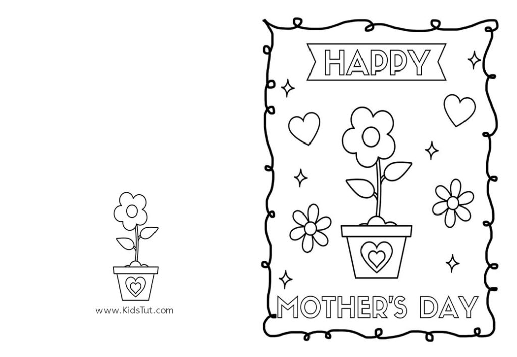 Free Printable Card Templates For Mother s Day KidsTut