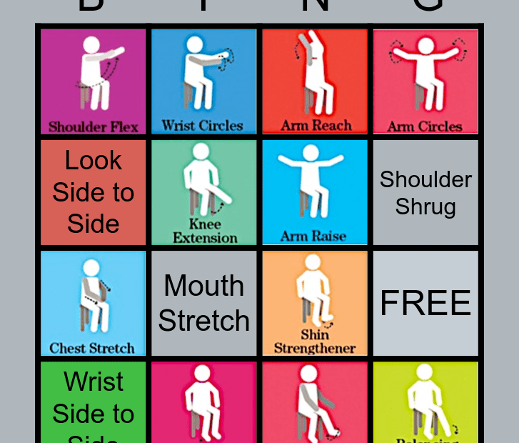 Free Printable Chair Activity Bingo Cards Free Printables Hub