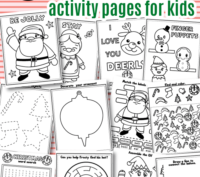 Free Printable Christmas Activities For Kids