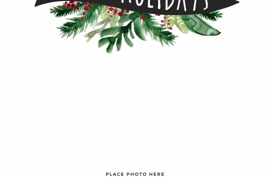 Free Printable Christmas Cards Templates