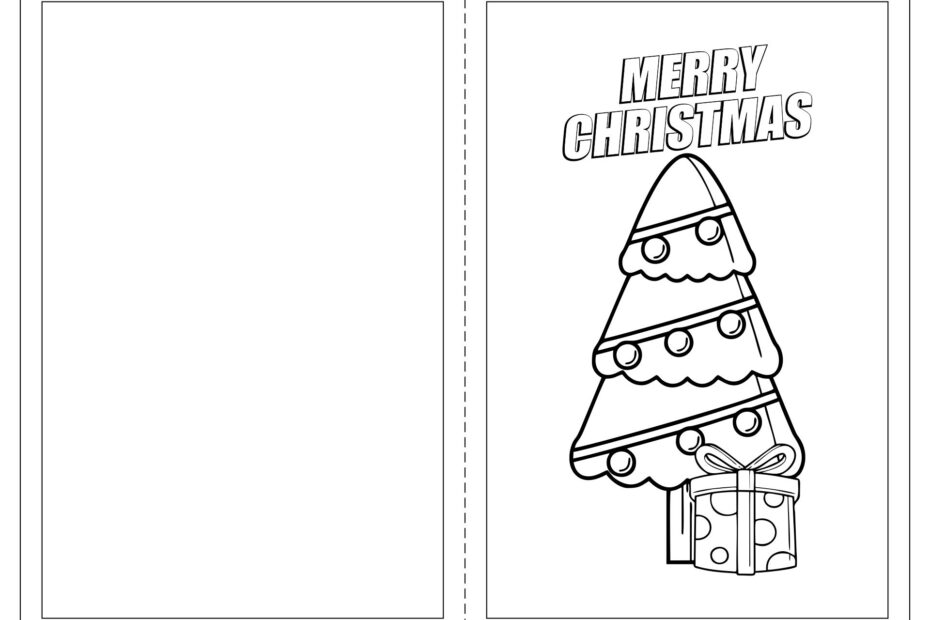 Free Printable Christmas Cards To Color Free Printable Templates