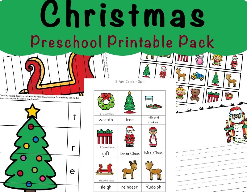 Free Printable Christmas Worksheets Fun With Mama