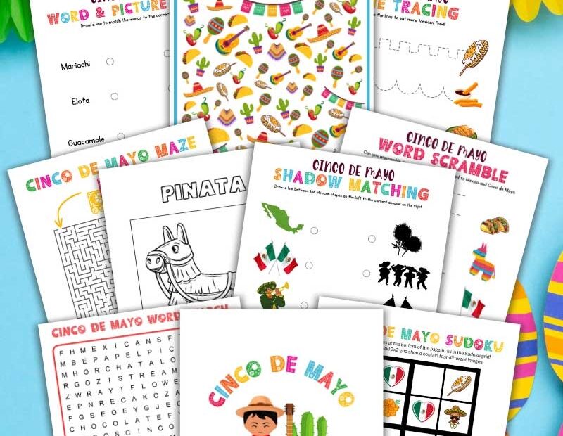 Free Printable Cinco De Mayo Activities Pack For Kids