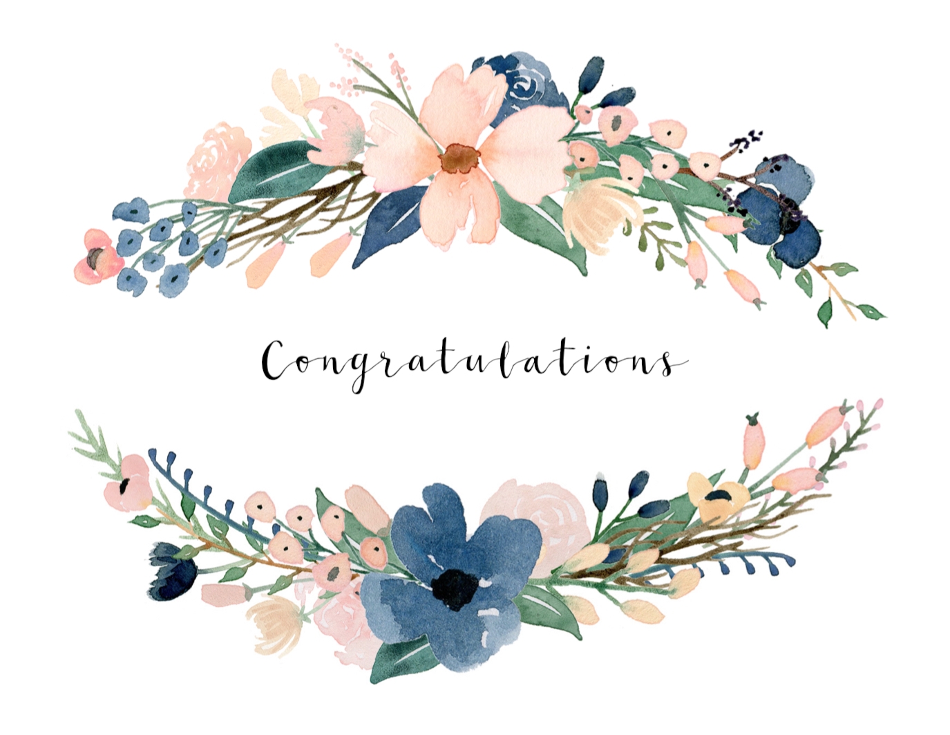 free printable congratulations card template