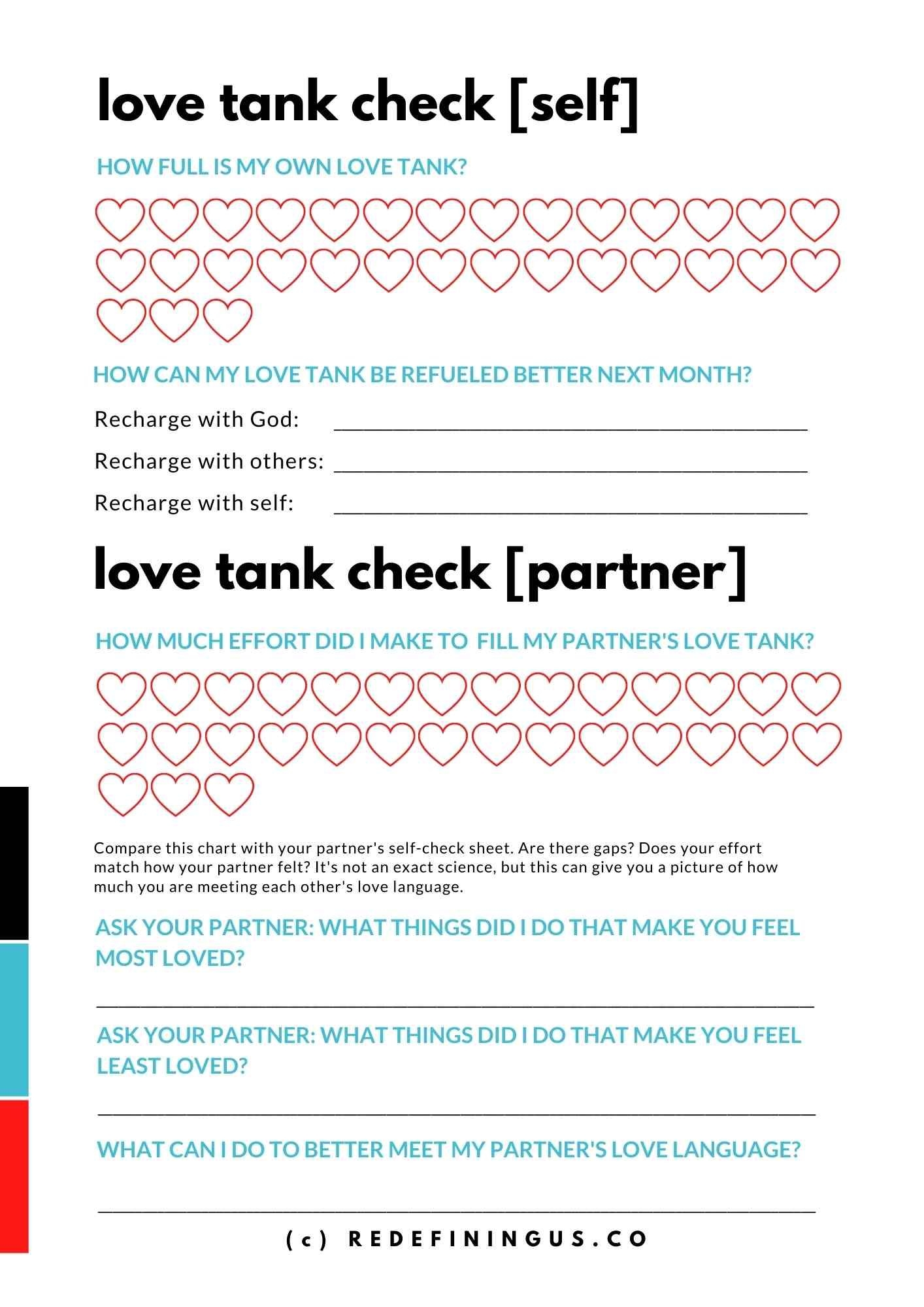 Free Printable Couples Therapy Worksheets Pdf